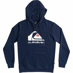 Quiksilver BIG LOGO HOOD Pánská mikina, tmavě modrá, velikost M