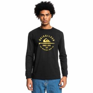 Quiksilver MW SURF LOCKUP LS Pánské triko, černá, velikost L