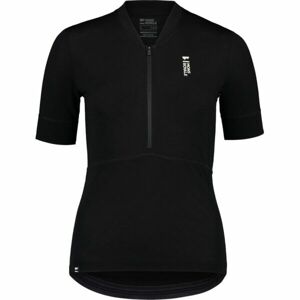 MONS ROYALE CADENCE HALF ZIP Dámský funkční bajkový dres, černá, velikost XL