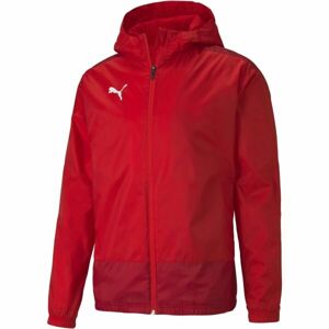 Puma TEAMGOAL 23 TRAINING RAIN JACKET Pánská sportovní bunda, červená, velikost M