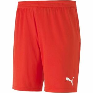 Puma TEAM GOAL 23 KNIT SHORTS Pánské kraťasy, červená, velikost XL