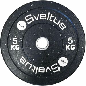 SVELTUS OLYMPIC DISC BUMPER 5 KG x 50 MM Nakládací kotouč, černá, veľkosť 5 KG