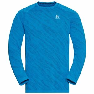 Odlo BLACKCOMB LIGHT ECO BI TOP CREW NECK L/S Pánské funkční tričko s dlouhým rukávem, modrá, veľkosť L