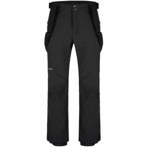 LOAP LUPOUN Pánské lyžařské softshellové kalhoty, černá, velikost