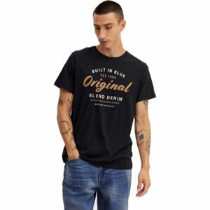 BLEND REGULAR FIT Pánské tričko, černá, veľkosť XL