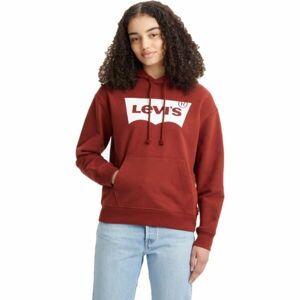 Levi's STANDARD HOODIE Dámská mikina, červená, velikost M