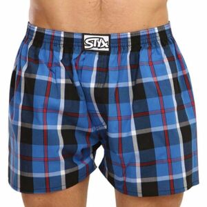 Styx MEN'S BOXERS SHORTS CLASSIC RUBBER Pánské trenky, modrá, velikost S