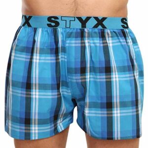 Styx MEN'S BOXERS SHORTS SPORTS RUBBER Pánské trenky, modrá, velikost