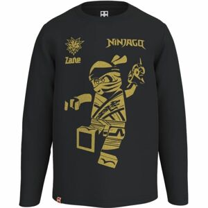 LEGO® kidswear T-SHIRT L/S Chlapecké tričko s dlouhým rukávem, černá, veľkosť 128