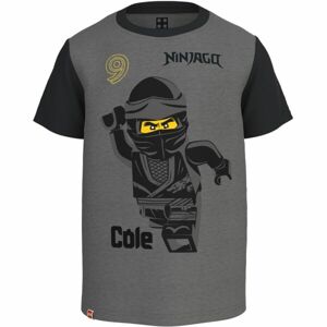 LEGO® kidswear T-SHIRT S/S Chlapecké tričko, tmavě šedá, veľkosť 122