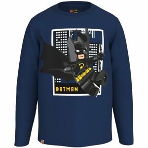 LegoWear T-SHIRT L/S Chlapecké tričko, tmavě modrá, velikost 116