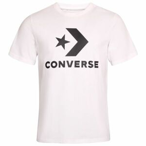 Converse STANDARD FIT CENTER FRONT LARGE LOGO STAR CHEV Pánské tričko, bílá, velikost S