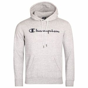 Champion FALL POLY FLEECE HOODED SWEATSHIRT Pánská mikina, šedá, velikost L