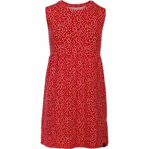 NAX VALEFO Dívčí šaty, červená, velikost 92-98