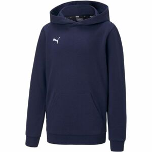 Puma TEAMGOAL 23 CASUALS HOODY JR Dětská fotbalová mikina, tmavě modrá, velikost 140