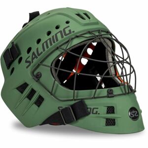 Salming PHOENIX ELITE HELMET SR Florbalová brankářská maska, zelená, veľkosť UNI