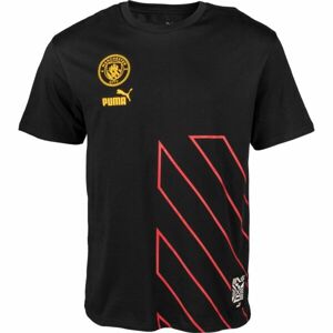 Puma MANCHESTER FOOTBALLCULTURE TEE Pánské triko, černá, veľkosť L