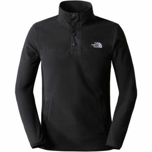 The North Face M HOMESAFE SNAP NECK FLEECE PULLOVER Pánská fleecová mikina, černá, velikost XL