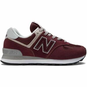 New Balance WL574EVM Dámská volnočasová obuv, vínová, velikost 37