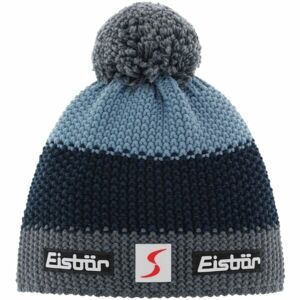 Eisbär STAR POMPON Zimní čepice s bambulí, šedá, veľkosť UNI