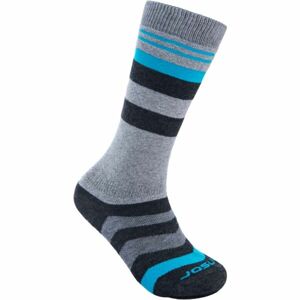 Sensor SLOPE MERINO Dětské ponožky, šedá, velikost 35-38