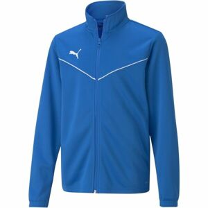 Puma TEAMRISE TRAINING POLY JACKET JR Chlapecká mikina, modrá, velikost 128