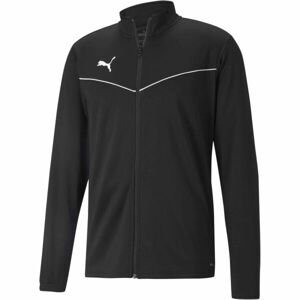 Puma TEAMRISE TRAINING POLY JACKET Pánská mikina, černá, velikost