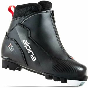 Alpina T 5 PLUS JR Dětská obuv na běžecké lyžování, černá, velikost 33