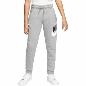 Nike NSW CLUB+HBR PANT B Chlapecké kalhoty, šedá, velikost S