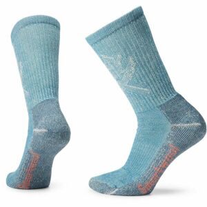 Smartwool W HIKE CE LC LEAF PATTERN CREW Dámské ponožky, tyrkysová, veľkosť M