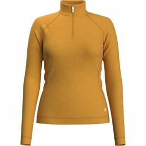 Smartwool W CLASSIC THERMAL MERINO BL 1/4 ZB Dámské triko, žlutá, velikost S