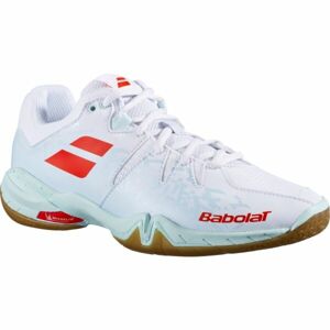 Babolat SHADOW SPIRIT W Dámská badmintonová obuv, bílá, velikost 40