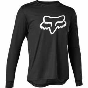 Fox RANGER LS YTH Dětský dres na kolo, černá, velikost M