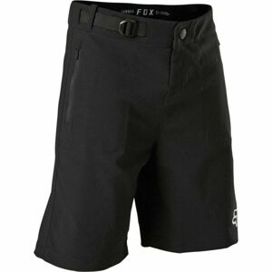 Fox RANGER SHORT W/LINE YTH Dětské cyklo šortky, černá, velikost 28