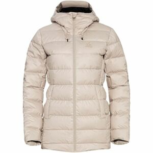 Odlo W SEVERIN N-THERMIC HOODE INSULATED JACKET Dámská péřová bunda, béžová, veľkosť S