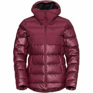 Odlo W SEVERIN N-THERMIC HOODE INSULATED JACKET Dámská péřová bunda, vínová, veľkosť S