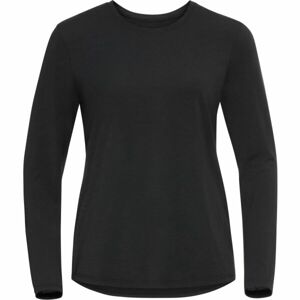 Odlo T-SHIRT CREW NECK L/S HALDEN Dámské triko s dlouhým rukávem, černá, velikost M