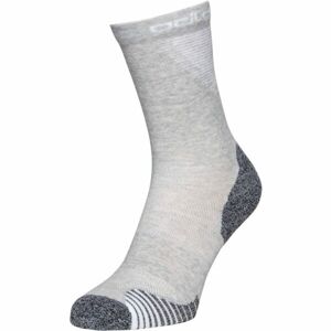 Odlo SOCKS CREW ACTIVE WARMRUNNING Ponožky, bílá, velikost 42-44