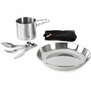 GSI GLACIER STAINLESS 1 PERSON SET Kempingové nádobí, stříbrná, velikost UNI