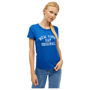 GAP V-SS FOREVERSOFT CREW Dámské tričko, modrá, velikost XL